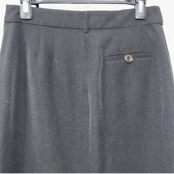 Zara Black Midi Front Slit Skirt(Size Small) - Picture 9 of 9
